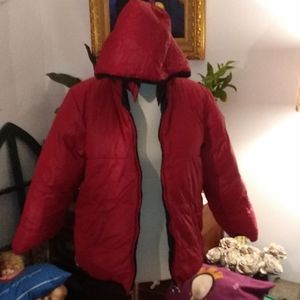 Childrens Place puffer reversible coat L 10/12